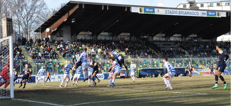 Foto di Carmelo Ossanna Calcio serie C. Il Trento ferma la Pro Patria